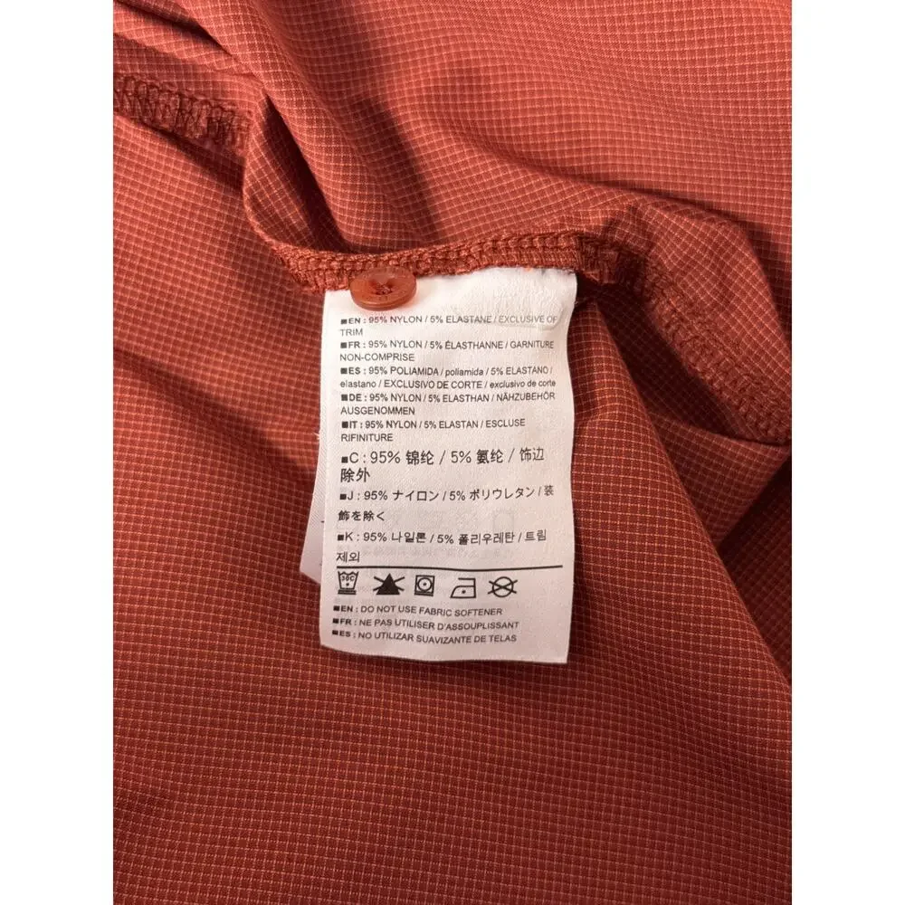 ARC'TERYX Ferine Shirt Medium Womens Nylon Ripstop Utility Burnt Orange_8